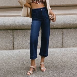 Anthropologie Pilcro Skipper Wide Leg Jeans
